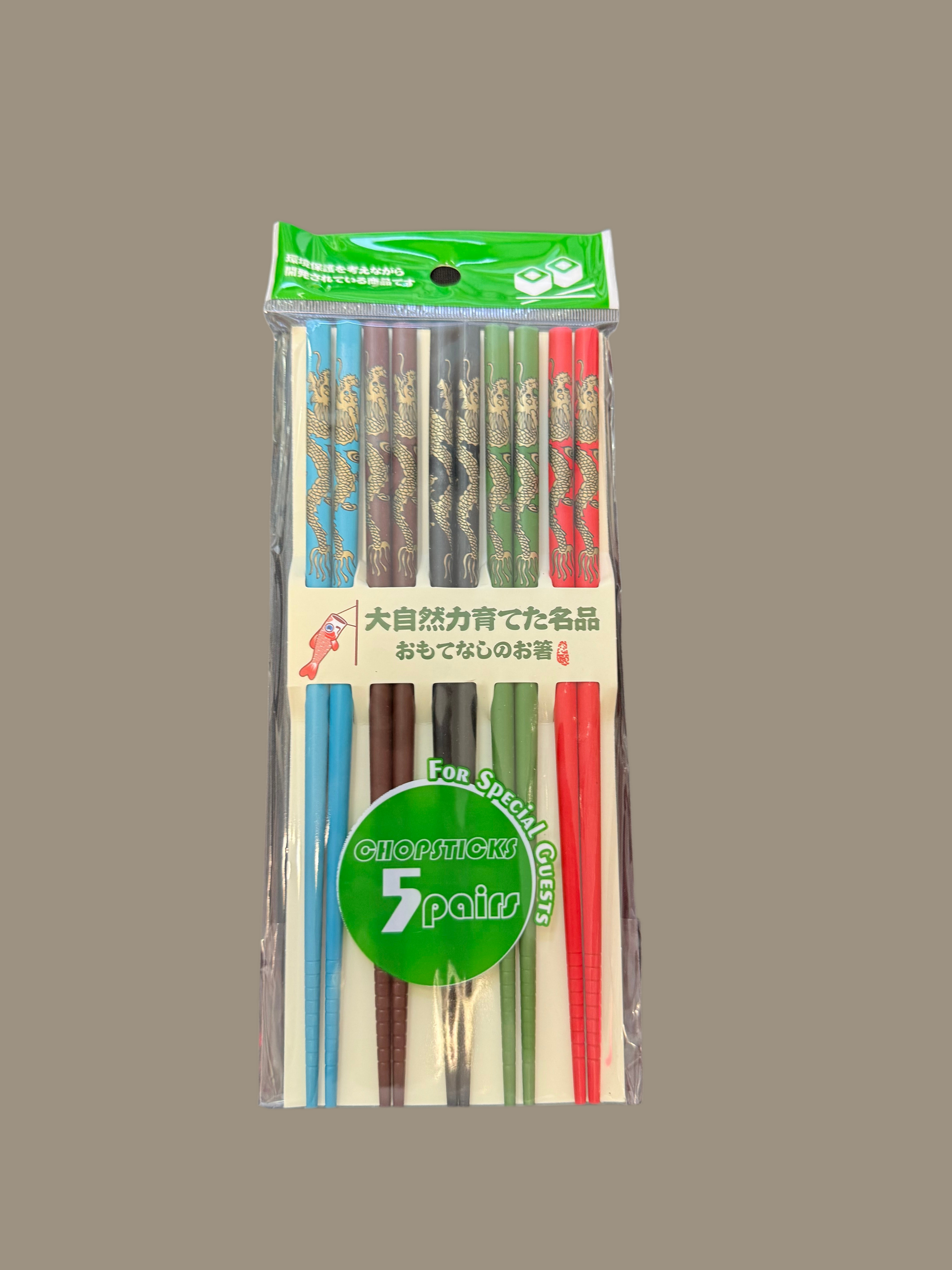 Lot 5 Baguettes peintes modèle Dragons