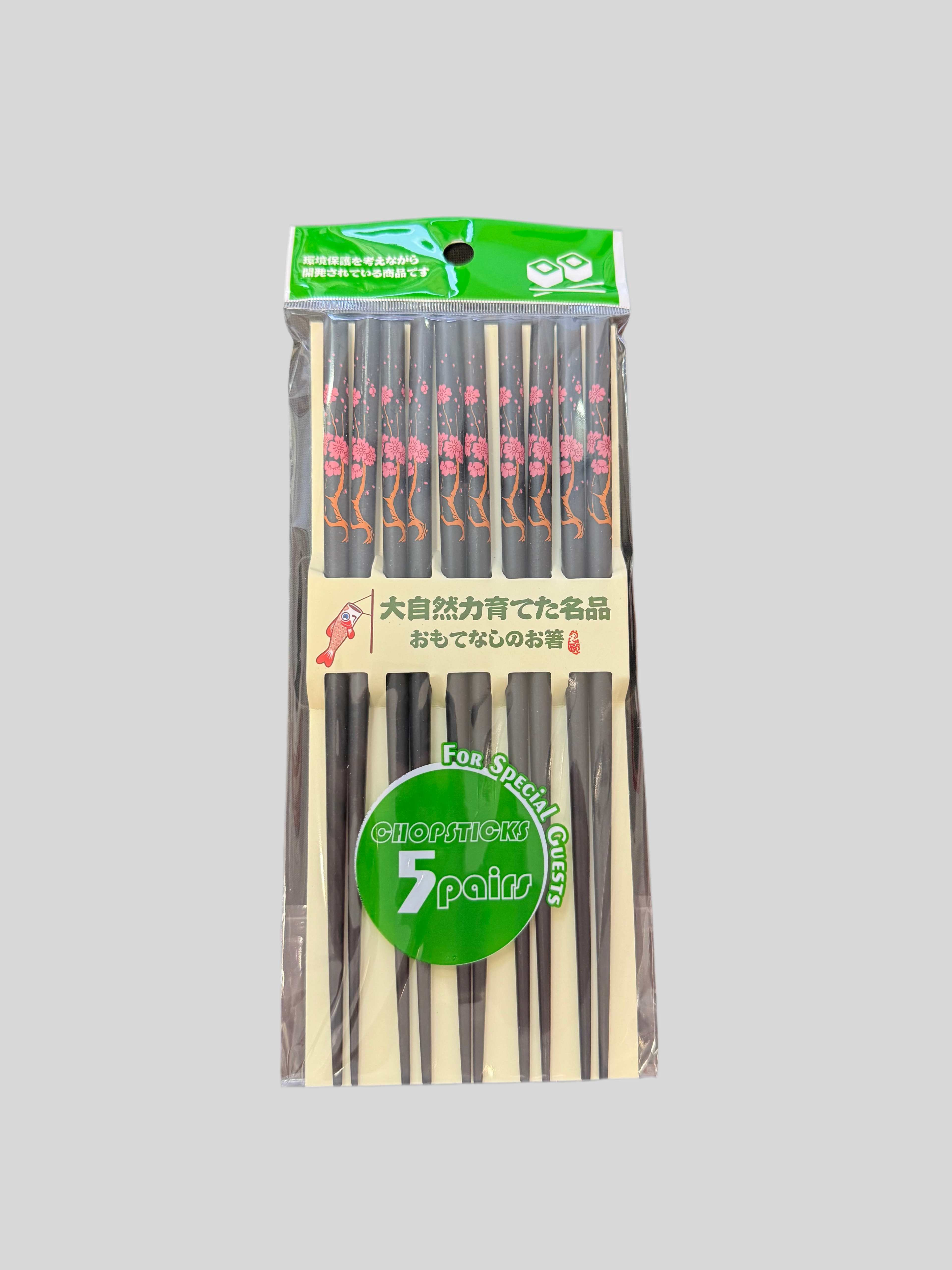 Lot 5 Baguettes peintes modèle Fleurs